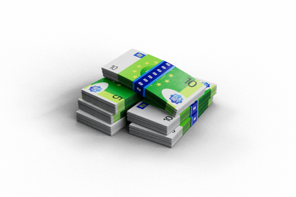 90 coins to money